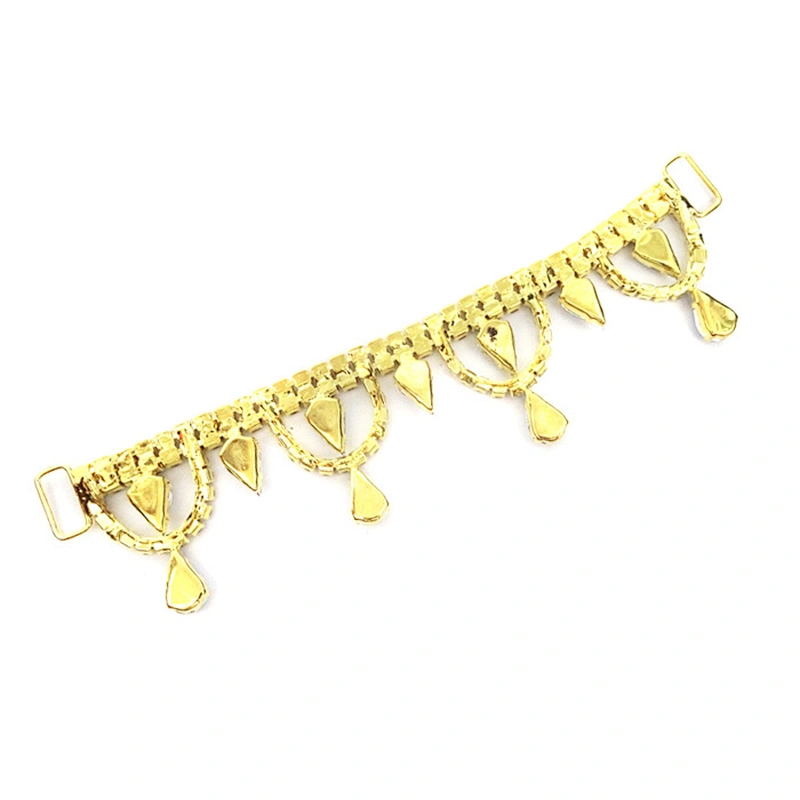 wholesale beatiful water drop rhinestone connector