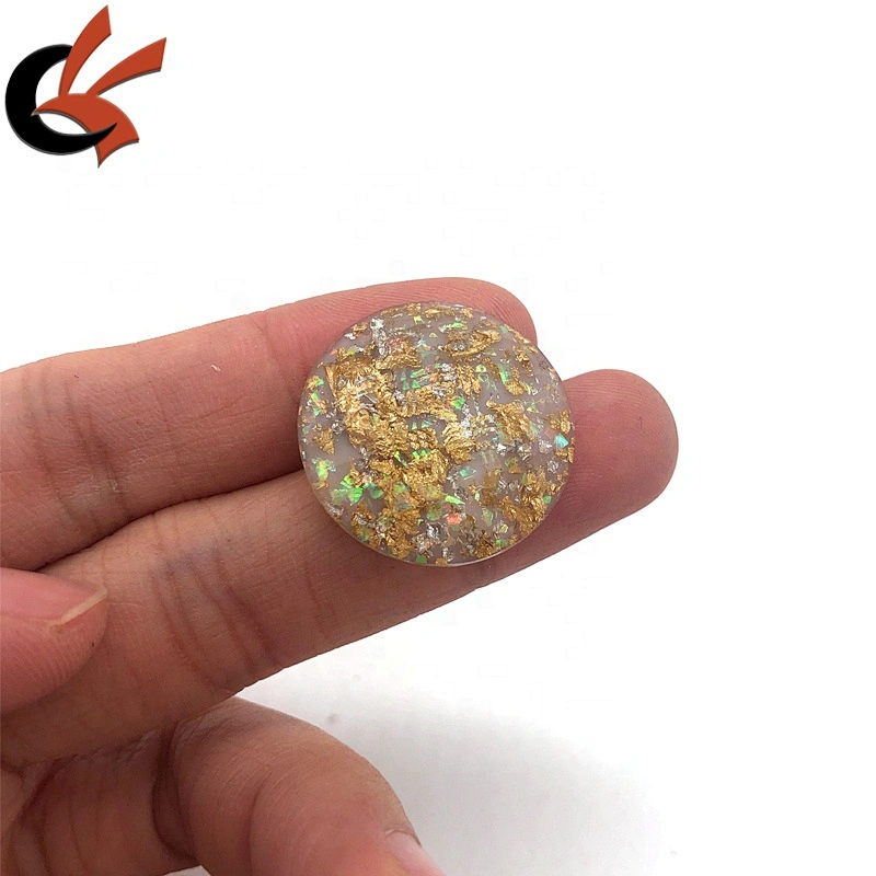 factory sales unique gold inside resin material rhinestone