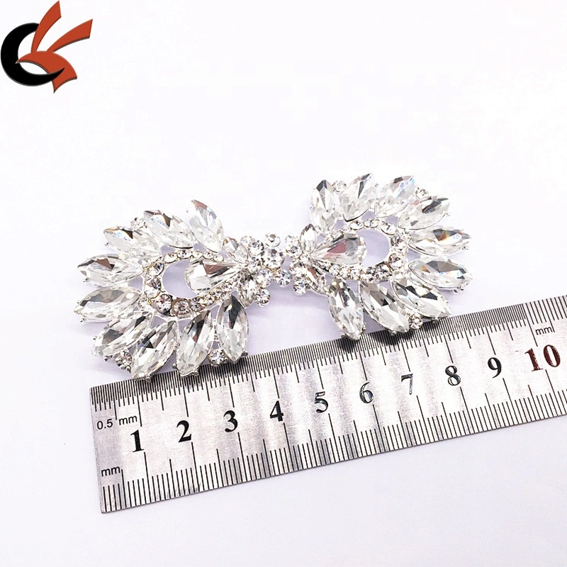 2020 Customize Design New Fashion Crystal Rhinestone Pair Clasp Jewelry Belt Buckle