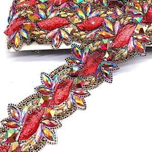 Decorative Iridescent  Resin rhinestone trimming Supplier
