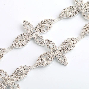 fashion crystal trimming chain rhinestone trim chain for dressing decoration