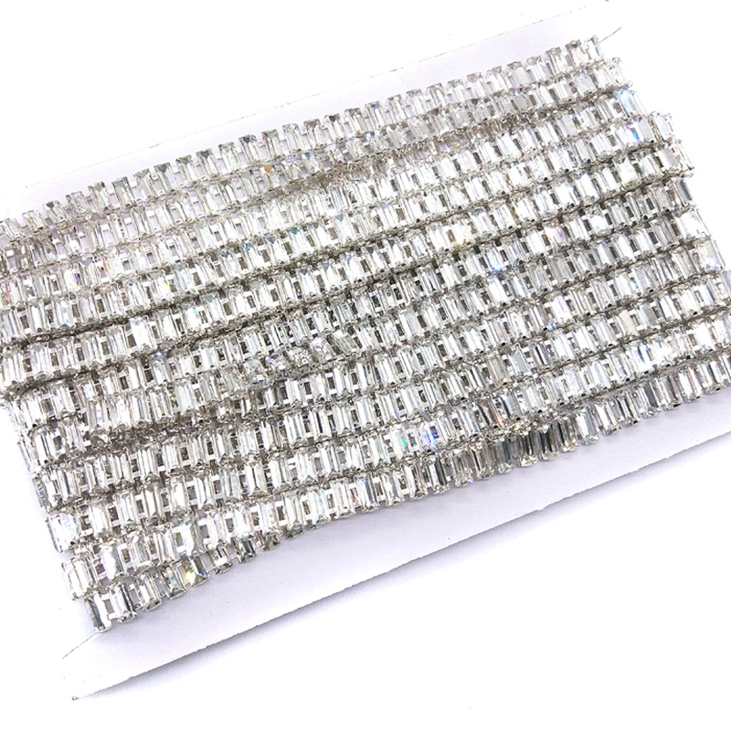 Custom Luxury Costume Jewelry Crystal Glass rhinestone Trimming