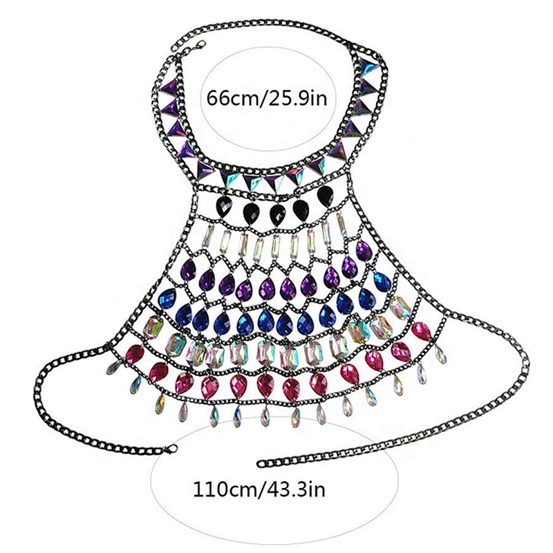 Wholesale Night Club Luxury Rhinestone Sexy Body chain Bikini Bra chain