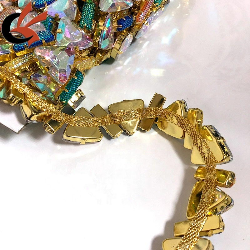 Customization designs rhinestone banding trimming for Carnival costume