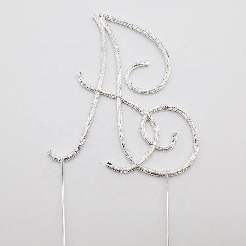 Decorative Birthday Party Keyword Name Wedding Diamond Letter Cake Topper