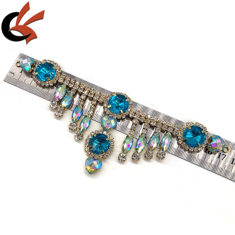 Handmade crystal rhinestone bikini Strap bikini connector for competition carnival bikini