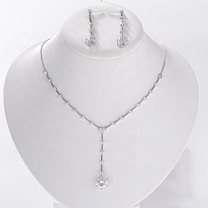 Fashion turkish jewelry Crystal Wedding Jewelry Sets for Bride