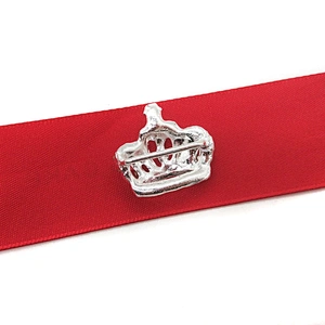 25MM Stunning Diamante AB Clear Rhinestone Crown Buckles