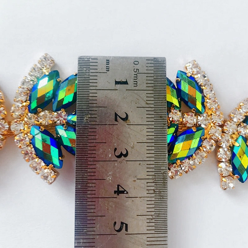 Custom Costume Jewelry Crystal rhinestone Trimming rhinestone chain