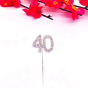 Latest birthday crystal cake topper  for cake shop
