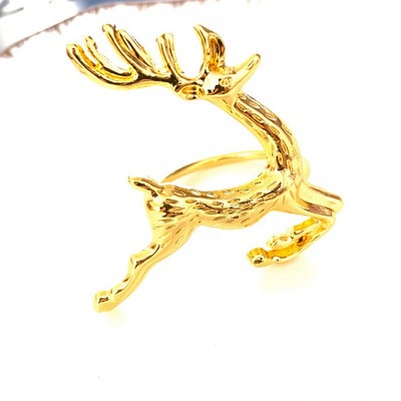 Amazon Popular Series Christmas napkin ring for table setting decoration