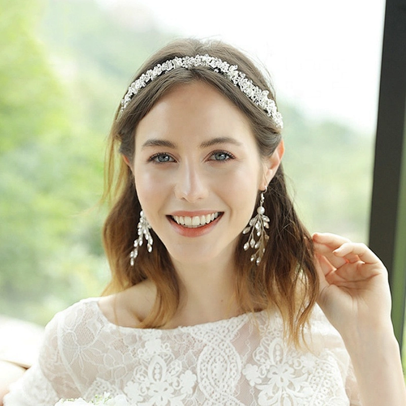 Wholesale Imitate Pearl Crystal Bead Rhinestone Hairband Hair Accessories