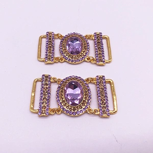 Shining diamante Bikini Swimwear Buckle  Rhinestone bikini Connector