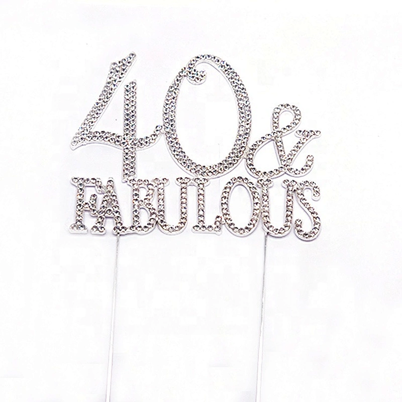 Party & Holiday supplies crystal cake topper for cake decoration accessories