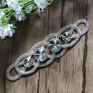 diamond silver metal jewelry chain swimwear rhinestone crystal bikini connectors