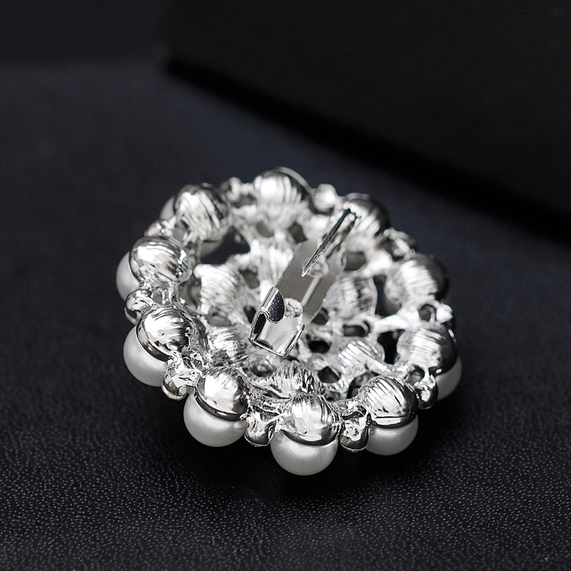 Diamante Rhinestone Pearl Buckles Ribbon Sliders Embellishments Wedding Bridal