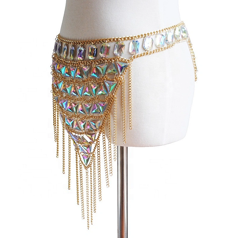 2020 Luxury Sexy Body chain Crystal Glitter Gem Bikini Body Jewelry