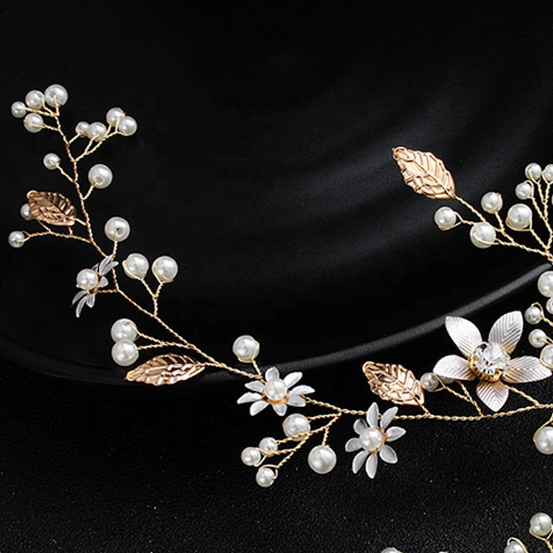 2020 Wholesale Elegant wedding crystal bridal hair accessories flower hair decorations