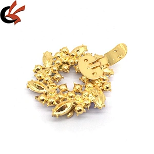 Wedding Shoe Accessories Metal Shoe Assorted Colours Rhinestone Charms Shoe Clip Buckle