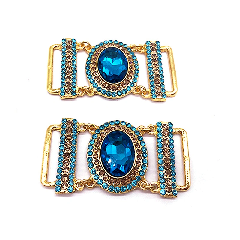 Shinning rhinestone  jewel-encrusted  diamante connector for bikini swimwear & garments decoration