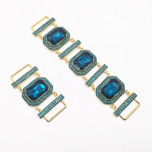 Fashion Trendy Women Diamond Design Rhinestone Swimming Wear Lady Bodybuilding Bikini Connector