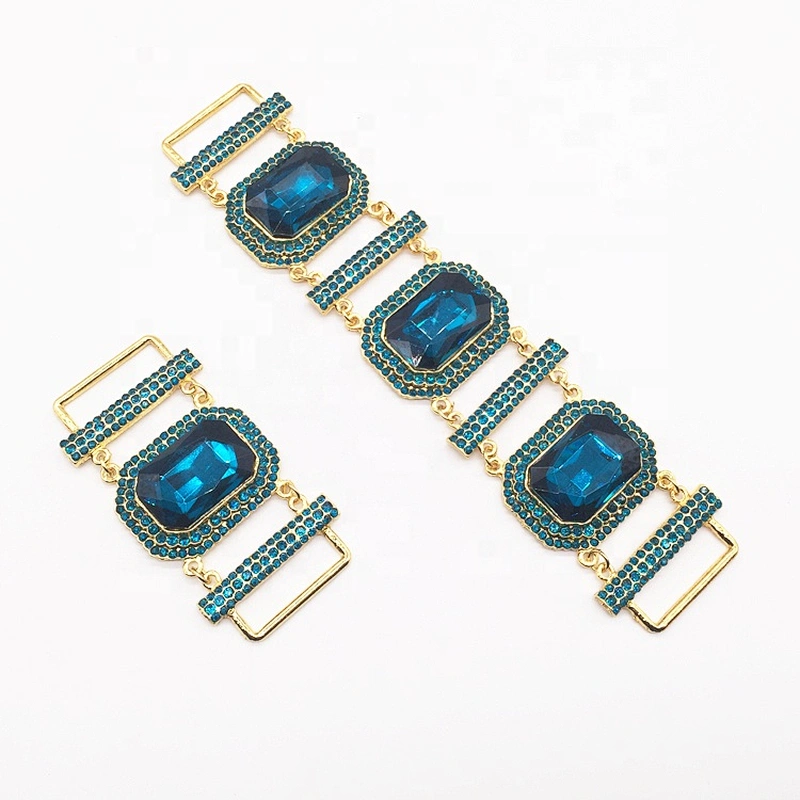 Fashion Trendy Women Diamond Design Rhinestone Swimming Wear Lady Bodybuilding Bikini Connector