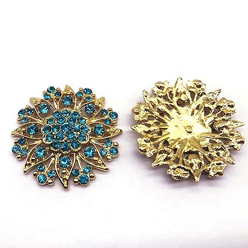 Rhinestones Decoration Vintage Crystal Rhinestone Brooch  for DIY Wedding Decoration Hair Accessories