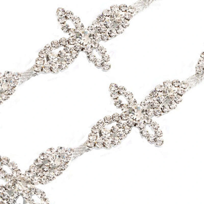 fashion crystal trimming chain rhinestone trim chain for dressing decoration