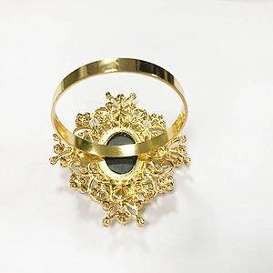 Bulk wholesale Wedding Gold napkin holder ring