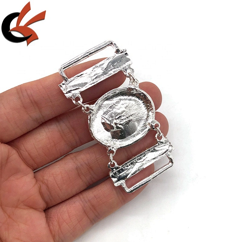 Shinning clear gems large crystal decorate swimwear bikini side connector buckles