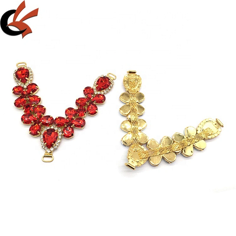 2021 new making product women sandals shoe upper shoe buckle chain for summer shoes Guangzhou supplier