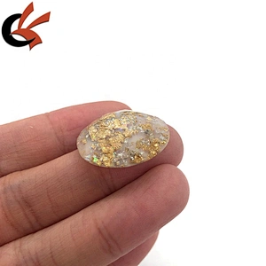 Round shape resin beads flatback rhinestone