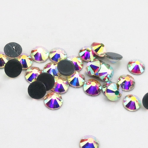 DMC Grade Quality SS6 SS8 SS10 SS12 SS20 SS30 hotfix rhinestones crystal ab flat back rhinestone