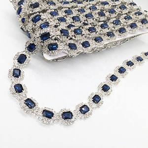 Glass Jewelry Type Alloy Fashion Handmade Design Color Beads Trimming for women dress