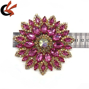 Diamante Motif Sparkling Sew On Crystal Rhinestone Applique Patch Belts Dress
