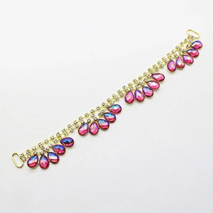 2020 fashion Crystal Rhinestone Bikini Swimwear Connectors/ Buckle For Swimwear