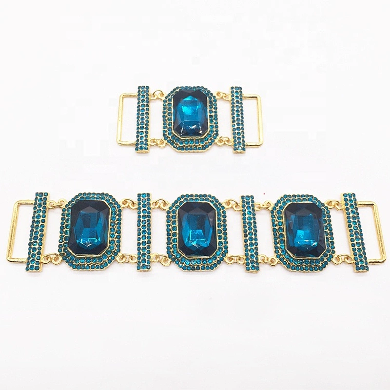 Fashion Trendy Women Diamond Design Rhinestone Swimming Wear Lady Bodybuilding Bikini Connector