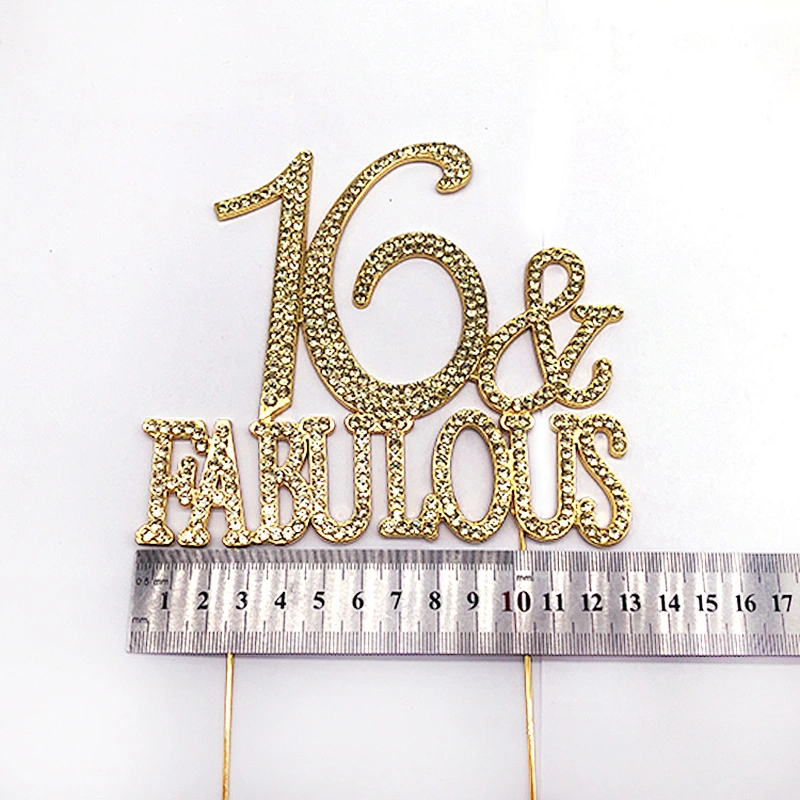 Custom Wedding decoration & Supplies cake accessories rhinestone cake topper
