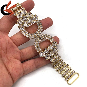 Gold Metal Chain Rhinestone Bikini Connector Girl Sexy Swimwear Accessories Wholesale