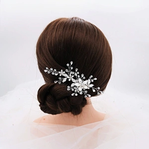 Whole Wedding Bridal Hair Accessories Crystal Rhinestone Hair Clips