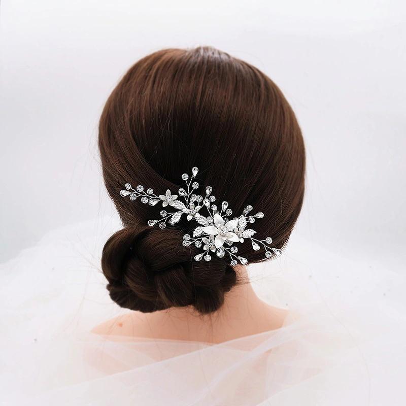 Whole Wedding Bridal Hair Accessories Crystal Rhinestone Hair Clips