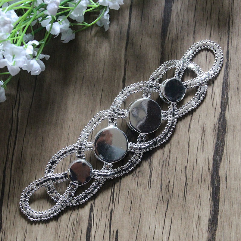 diamond silver metal jewelry chain swimwear rhinestone crystal bikini connectors