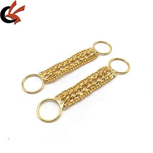 Newest street style cowboy bikini decorative gold link chain metal setting swimwear chain bikini connector