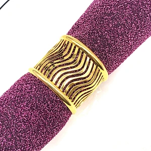 Custom Wholesale cheap Table Napkin Ring Wedding Decorative Napkin Rings for Restaurant