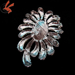 large wedding chair decoration crystal rhinestone brooch pin