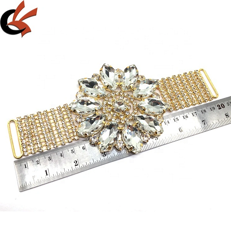 High quality new design wholesale bling rhinestone jewelry bikini salon adjustable loop bikini connector