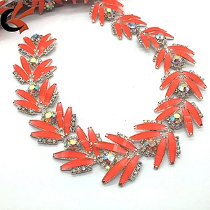 Hot fashion diy rhinestone motif mesh trimming chain for shoe garment bag accessories