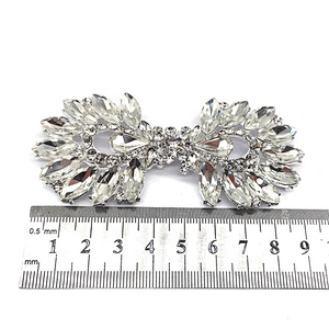 Crystals Wedding Bridal Matching Clasp Closure Button Hook and Eye Clasp