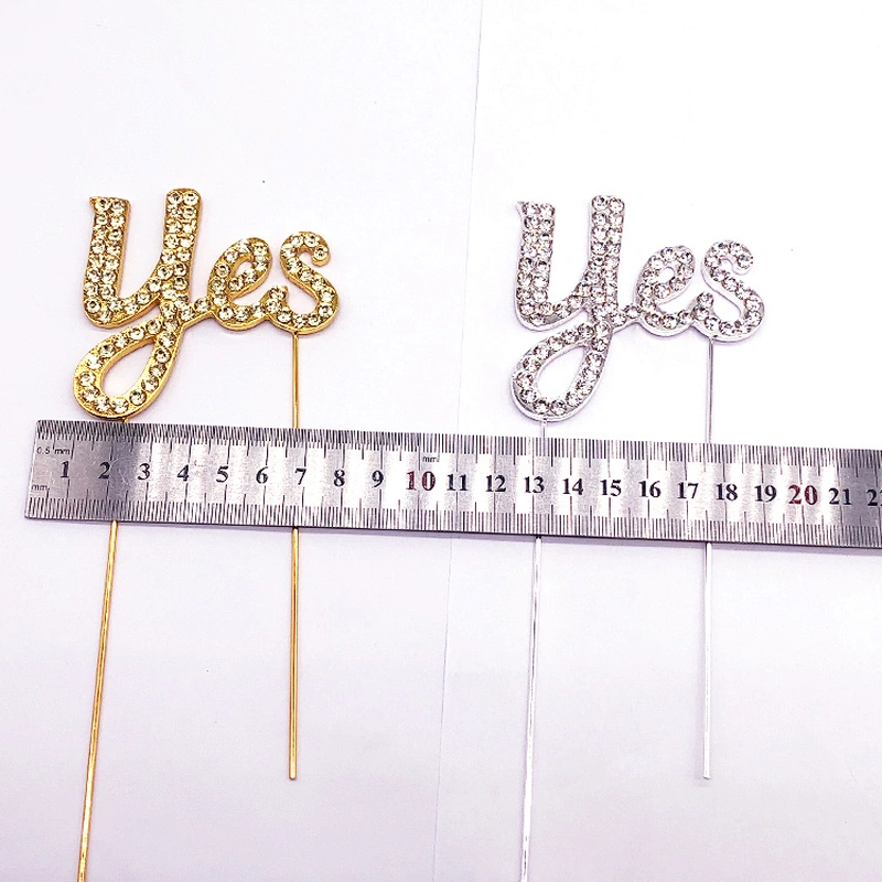 wedding cake accessories She said yes crystal cake topper