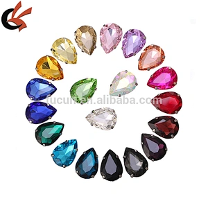 WHOLESALE sew on acrylic rhinestone with metal claw